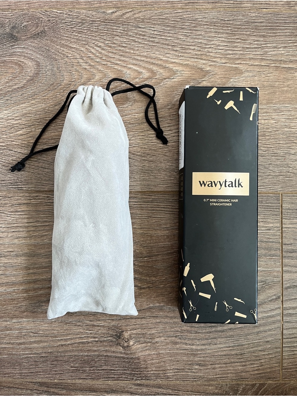 Wavytalk 0.7” mini ceramic hair straightener